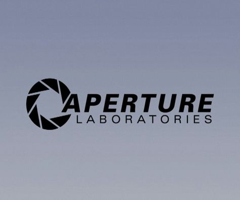 Aperture Science Logo, Aperture Logo, Retro Futurism Aesthetic, Lab Aesthetic, Portal Logo, Aperture Laboratories, Mcu Aesthetic, Doctor Who Logo, Science Logo