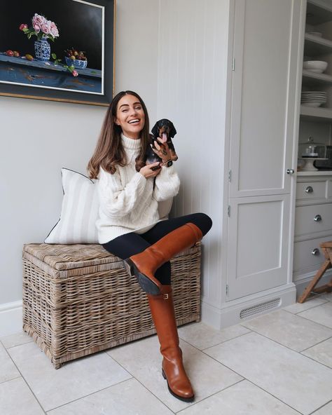 Wealthy Aesthetic Outfit, Tan Riding Boots Outfit, Lydia Millen Outfits, Brown Riding Boots Outfit, English Country Fashion, Countryside Outfit, Lydia Millen, Lydia Elise Millen, 2021 Aesthetic