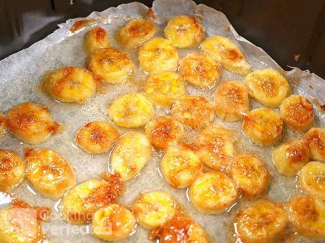 Air Fryer Caramelized Bananas - Cooking Perfected Air Fried Vegetable Recipes, Air Fryer Recipes Chicken Wings, Homemade Rice Pudding, Caramelised Banana, Air Fryer Recipes Dessert, New Air Fryer Recipes, Air Fryer Recipes Snacks, Easy Crockpot Chicken, Air Fried Food