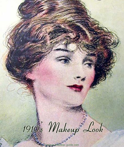 Non-contemporary 1910 makeup 1910 Makeup, 1910's Makeup, Pink Dress Makeup, Makeup Organization Diy, Makeup Organization Vanity, Makeup Guide, Beauty Guide, Dull Hair, Trendy Makeup