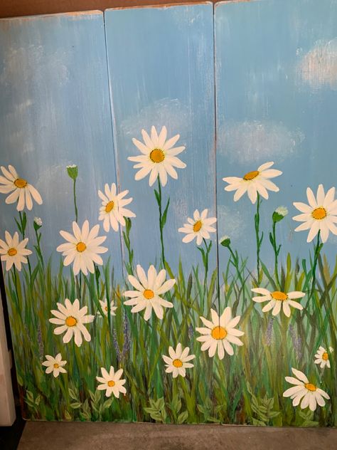 Painted Sheds, Planter Painting, Painted Shed, Flower Fence, Painted Planter, Forest Animal Nursery, Garden Fence Art, Garden Mural, Easy Flower Painting