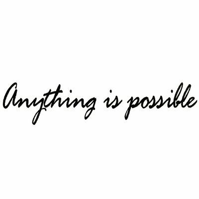 VWAQ Anything is Possible inspirational Vinyl Wall Decal Possible Quotes, Inspirational Quote Wall, Family Wall Decals, Small Quotes, Vinyl Wall Quotes, Wall Art Sticker, Wood Accent Wall, Inspirational Quotes Wall Art, Inspirational Stickers