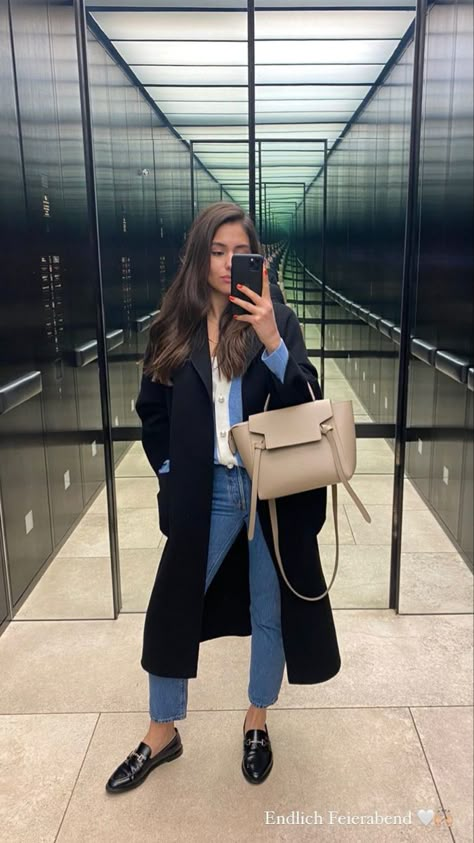 Celine Belt, Celine Belt Bag, Wardrobe Tips, Outfits Chic, Looks Street Style, Nice Style, Mode Inspo, 가을 패션, Chic Fashion