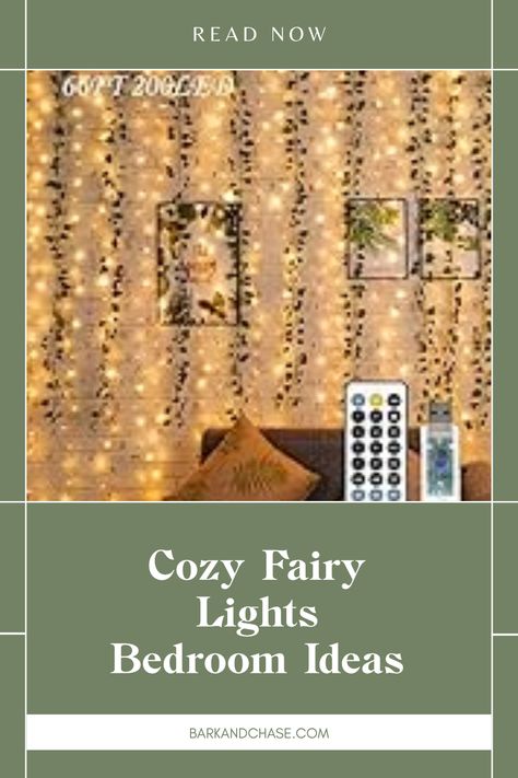 Ready to transform your space into a cozy retreat? Discover budget-friendly fairy lights ideas to create your own dreamy bedroom! From hanging warm white micro LED lights on the ceiling to adding starry decorative accents in dire room corners, we've got unique inspirations for your chic haven. No need for complex setups; these fairy light themes work wonderfully every season! Plus, learn why waterproof designs make perfect choices for “outdoor” touches. Start sparkling up your personal sanctuary today! Twinkle Lights Behind Bed, Fairy Light Headboard, Cozy Bedroom Aesthetic Fairy Lights, Cozy Fairy Lights, Fairy Lights Bedroom Ideas, Fairy Lights Ideas, Aesthetic Fairy Lights, Lights Bedroom Ideas, String Lights In The Bedroom