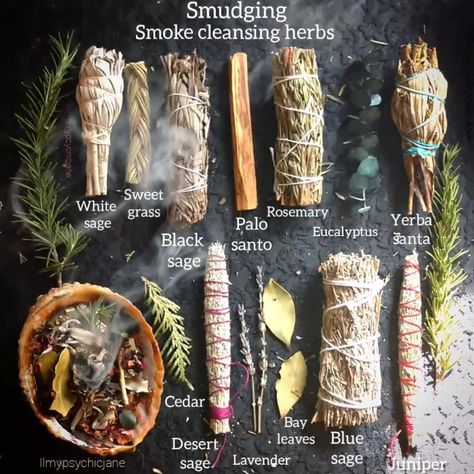 Smudge Sticks Diy, Smudging Herbs, Cleansing Herbs, Sacred Space Altar, Meditation Nature, Love Meditation, Magickal Herbs, Burning Sage, Healing Room