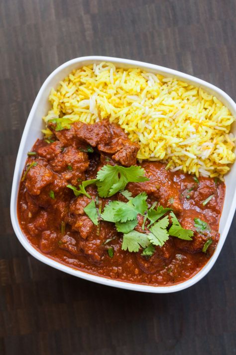 NOTE: An updated version of this recipe appears in my cookbook, The Ancestral Table. Rogan Josh is a popular Kashmiri dish that is believed to have originated in Persia before making its way to Nor… Khana Picture, Kashmiri Recipes, Lamb Rogan Josh, Indian Beef Recipes, Rogan Josh, Mutton Recipes, Lamb Curry, Lamb Dishes, Indian Chicken