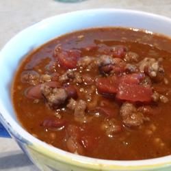 Great Chili with Johnsonville mild italian sausage instead of ground beef  #AllstarsJville, #JvilleKitchens, #Fall Ultimate Chili Recipe, Slow Cooker Chili, Beef Chili, Stewed Tomatoes, No Bean Chili, Chili Recipe, Chili Recipes, Soup And Salad, A Bowl