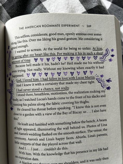 Romantic Book Annotation, Roommate Experiment, The American Roommate Experiment, American Roommate Experiment, Books Annotations, Book Annotations, Romantic Book Quotes, Book Annotation, Book Things