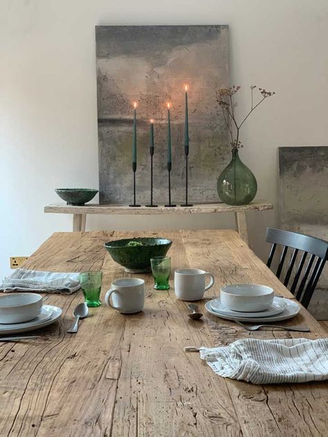 Timber Dining Table, Reclaimed Wood Dining Table, Rustic Dining Room, Ideas Hogar, Vintage Interiors, Wooden Dining Tables, Furniture Dining Table, Farmhouse Dining, Rustic Dining