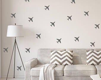 Airplane Wall, Wall Pattern, Cleaning Walls, No Limit, Travel Adventure, Wall Patterns, Vinyl Wall Decals, Repeating Patterns, Vinyl Wall