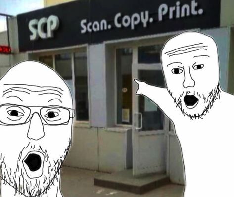 Funny Wojak, Scp Foundation Memes, Scp Memes Funny, Scp Funny, Scp 166, Dr. Bright, Scp 076, Scp 682, Scp 049