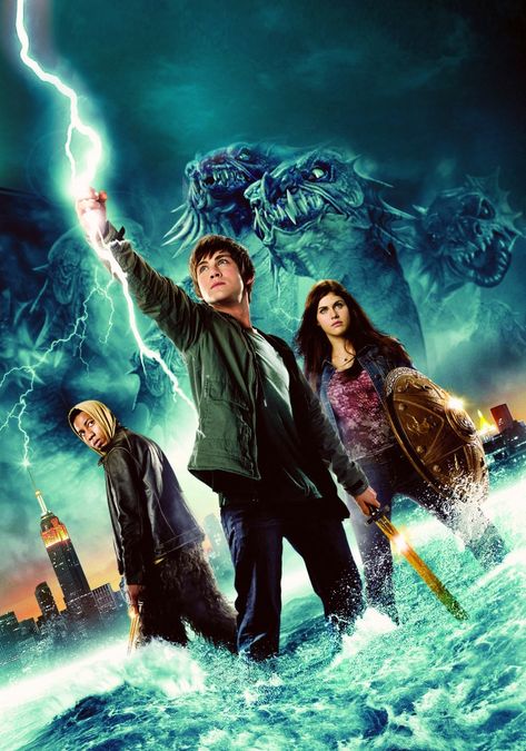 Books Turned Into Movies, Percy Jackson Movie, Percy Jackson Wallpaper, Lightning Thief, The Olympians, The Lightning Thief, Poster Movie, Logan Lerman, The Lightning