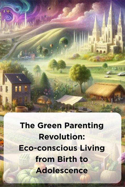 The Green Parenting Revolution: Eco-conscious Living from Birth to Adolescence Sustainable Living Poster, Sustainable Parenting, Green Transportation, Eco Friendly Kids, Plant Life Cycle, Green Choices, Conscious Parenting, Sustainable Future, Green Lifestyle