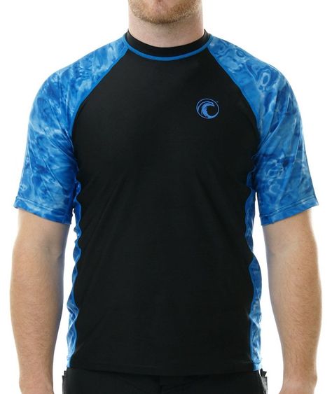 Swim Shirt Men, Aqua Design, Wave Surf, Big Wave Surfing, 50th Shirts, Swim Shirts, Surfing Waves, Mamma Mia, Fishing Shirts