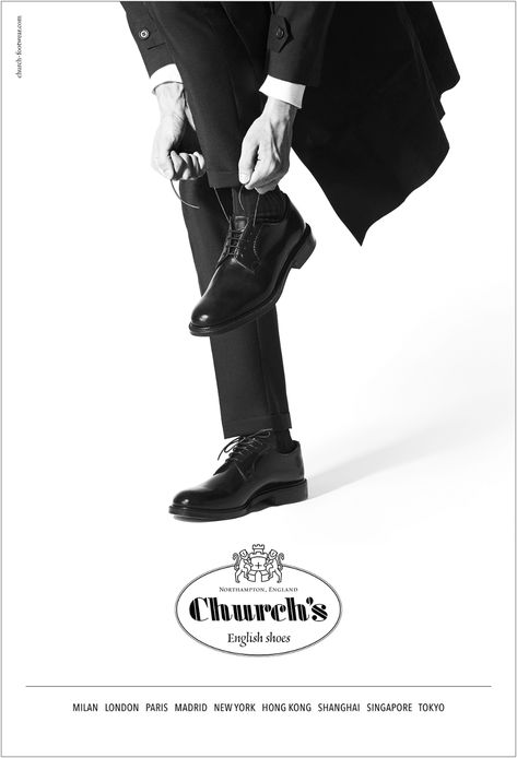 Church's Campaign #15 on Behance Mens Shoes Photography, Shoe Campaign Photography, Advertising Shoes Photography, Footwear Ads Ad Campaigns, Men Shoes Photography Ideas, Shoe Photoshoot, Shoes Campaign, Footwear Photography, Editing Presets