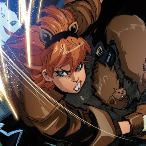 Squirrel Girl Art, Squirrel Girl Icon, Squirrel Girl Fanart, Squirrel Girl Marvel Rivals, Squirrel Girl Comic, Squirrel Pfp, Squirrel Girl Marvel, Doreen Green, Unbeatable Squirrel Girl