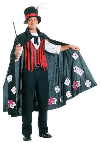 Just the Cape, not the stupid smile. :P Circus Family Costume, Halloween Vegas, Circus Halloween Costumes, Illusion Costumes, Family Costumes Diy, James And Giant Peach, Magician Costume, Monster Prom, Halloween Express