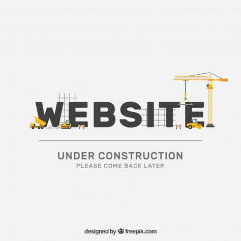 https://www.freepik.com/free-vector/flat-under-construction-template_1587640.htm#term=construction&page=4&position=16 Under Construction Page Design Website, Under Maintenance Design, Website Under Construction Design, Under Construction Illustration, Construction Infographic, Construction Graphic Design, Construction Poster, Construction Website Templates, Construction Illustration