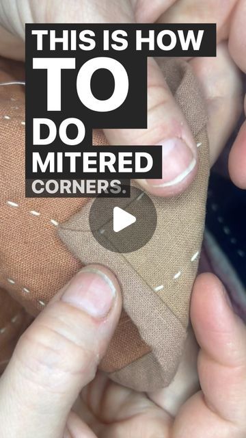 How To Bind A Quilt, Mitered Corners Tutorial, Binding A Quilt, Quilt Binding Ideas, Adding Borders To A Quilt, Quilt Binding Corners, How To Miter Corners On A Quilt Border, How To Make A Mitered Corner On A Quilt, How To Bind Corners On A Quilt