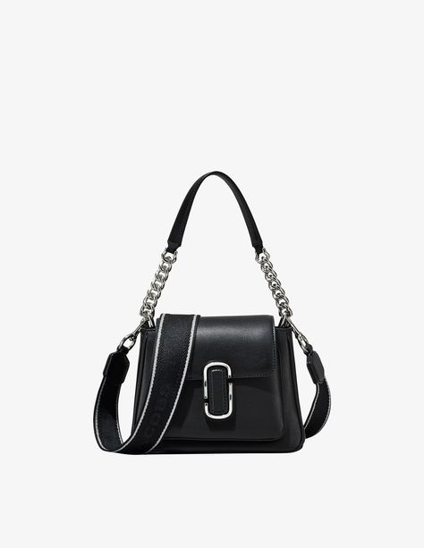 Mini Satchel Bag, Bag Shop, Chain Crossbody Bag, Runway Collection, Satchel Bag, Black Cross Body Bag, Leather Mini, Satchel Bags, Marc Jacobs