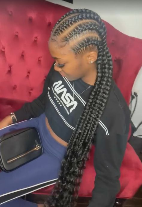 5 Braid, Havana Twists, Feed In Braids, Two Braid Hairstyles, Shaved Side Hairstyles, Dutch Braid Hairstyles, Feed In Braids Hairstyles, Try On Hairstyles, Natural Afro Hairstyles