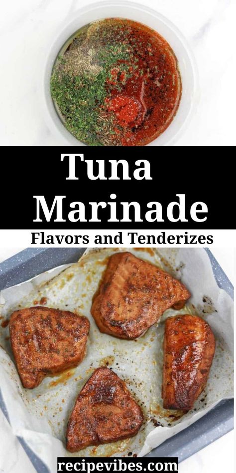 Fresh Tuna Steak Recipes, Grilled Tuna Recipes, Baked Tuna Steaks, Cooking Ahi Tuna, Tuna Steak Marinade, Tuna Marinade, Grilled Tuna Steaks Recipes, Fresh Tuna Recipes, Marinated Tuna Steak