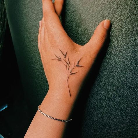 Bamboo Tattoo Ideas, Portland Tattoo, Thailand Tattoo, Bamboo Tattoo, Sak Yant Tattoo, Tattoo Prices, Plant Tattoo, Hummingbird Tattoo, Botanical Tattoo