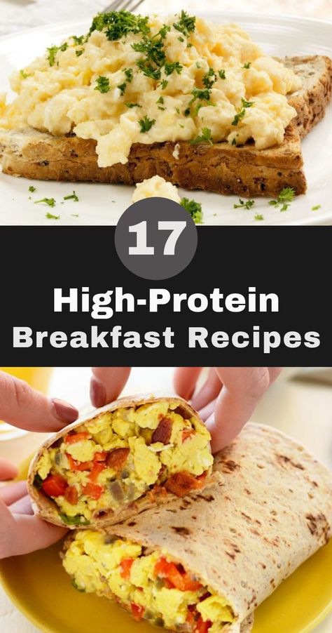 17 High-Protein Breakfast Recipes to Help You Power Through the Day What better way to start the daily grind than with a breakfast that isn’t just hearty, but healthy and packed with protein? In this article, we’ve rounded up 17 high-protein breakfast recipes for the calorie and protein counter... High Protein Low Carb Breakfast, Healthy High Protein Breakfast, Workout Meals, High Protein Breakfast Recipes, Protein Dinner, 100 Calorie, Protein Packed Meals, Breakfast Meals, Herbalife Recipes