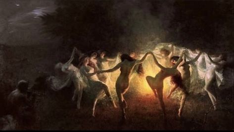 Joseph Tomanek, Witches Dance, Walpurgis Night, Kunst Inspo, Women Dancing, Arte Occulta, Witch Rituals, Witch Coven, Art Witch