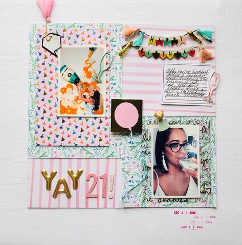 21st Birthday! #scrapbook #scrapbooking #21 #moscato #pink #birthday #drinks 21st Birthday Scrapbook Pages, 21st Birthday Scrapbook, Birthday Scrapbook Pages, Birthday Shots, Baby Scrapbook Pages, Birthday Drinks, 21 Birthday, Birthday Scrapbook, Moscato