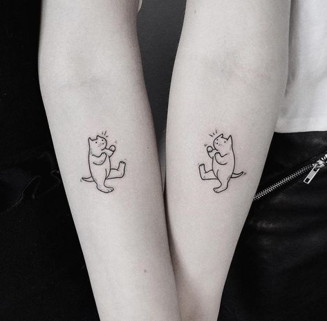 Couple Tattoo Ideas, Maching Tattoos, Funny Tattoo, Sibling Tattoos, Couple Tattoo, Be Serious, Sweet Tattoos, Bff Tattoos, Butterfly Tattoo Designs