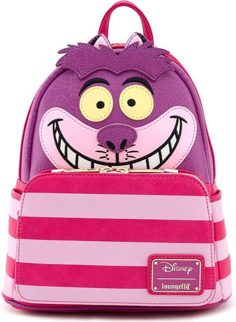 Cheshire Cat Cosplay, Alice In Wonderland Cheshire Cat, Wonderland Cheshire Cat, The Cheshire Cat, Cat Cosplay, Disney Alice In Wonderland, Mini Mochila, Striped Cat, Loungefly Bag