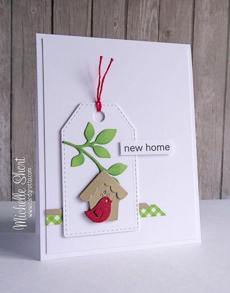 New Home House Cards, House Card, My Lovely Friend, Housewarming Card, Have A Nice Weekend, New Home Card, Home Card, New Home Cards, Paper Smooches