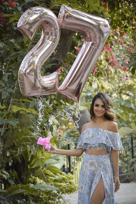 Number balloons photoshoot #27 #Birthday | Balloon Photography Number Balloons Photoshoot, 27 Birthday Ideas, Bday Pictures, Balloons Pictures, 27 Birthday, Birthday 25, Birthday Balloons Pictures, Birthday Party Photography, Balloon Pictures