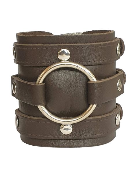 PRICES MAY VARY. REAL LEATHER BRACELET - The leather arm cuff is made from real soft yet sturdy quality leather, so the leather steampunk bracelet combines both style with comfort LEATHER WRIST STRAP SIZE - The goth jewellery bracelets dimensions are approximately, 26 cm (10.25 inches), in total length, from the tip of the buckles to the end of the straps. 7 cm (6.75 inches) in width. The leather cuffs straps are 8 mm wide and the same length as the emo bracelet ADJUSTABLE LEATHER WRISTBAND - Th Emo Gifts, Goth Jewellery, Emo Accessories, Leather Wrist Cuff, Steampunk Bracelet, Jewellery Bracelets, Leather Jewellery, Leather Wristbands, Goth Jewelry