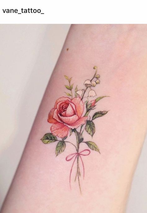 81 Tattoo, 90 Tattoo, Wrist Tats, 2023 Tattoo, Red Tattoo Ideas, Red Ink Tattoo, Pink Rose Tattoos, Rose Tattoos For Women, Small Rose Tattoo