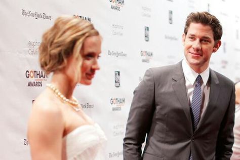 Emily Blunt and Jon Krasinski John Krasinski, So Much Love, Just Amazing, Beautiful People, The Way, Actresses, Human, Celebrities, The Originals