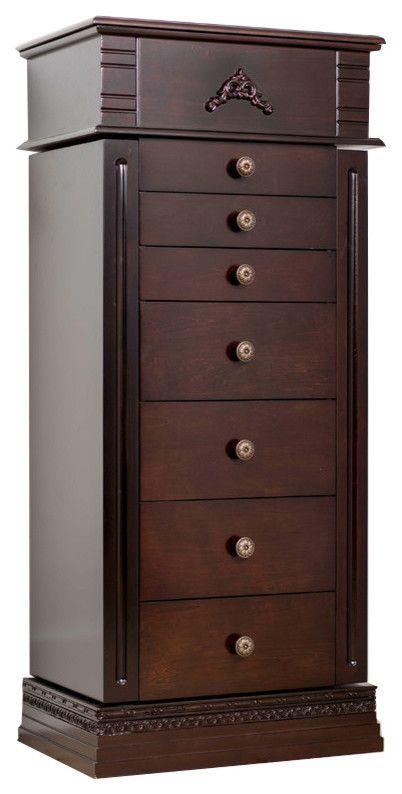 Jewelry Box Plans, Chest Stand, Jewelry Armoires, Armoire Storage, Standing Jewelry Armoire, Door Design Interior, Jewelry Cabinet, Door Designs, Large Jewelry