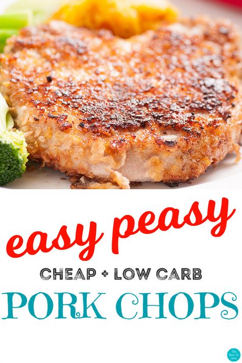 Low Carb Pork Chop Recipe, Low Carb Pork Chops, Keto Pork Chops, Cena Keto, Low Carb Pork, Easy Pork Chops, Easy Pork Chop Recipes, Baked Pork Chops, Baked Pork