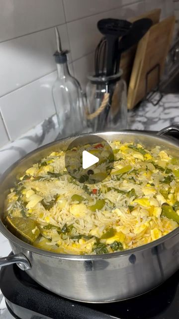 Season Rice Jamaican, Season Rice, Ackee And Saltfish, Seasoned Rice, Jamaican Recipes, Caribbean Recipes, Rice Recipes, One Pot, Kingston