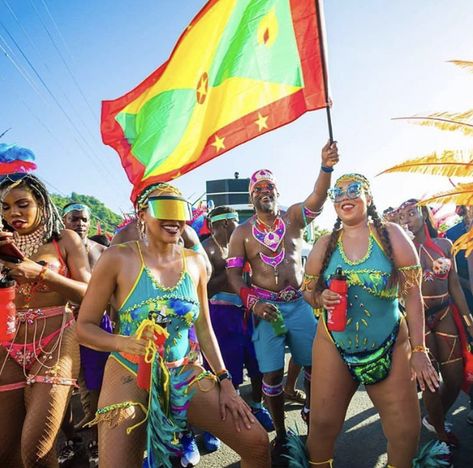 Caribbean Culture West Indies, Carribean Vibes, Grenada Carnival, Caribbean Lifestyle, Haiti And Dominican Republic, Grenada Caribbean, Caribbean Carnival Costumes, Island Gyal, Miami Carnival