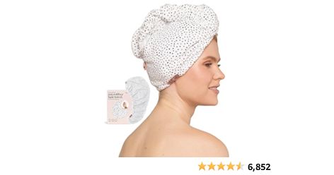 Kitsch Microfiber Hair Towel Wrap for Women - Anti-Frizz Quick Dry Towel, Super Absorbent Microfiber Towel for Hair, Hair Drying Towel Wrap, Hair Towels, Hair Turban Towel for Wet Hair - Micro Dot Microfiber Hair Towel, Hair Towels, Dry Curly Hair, Hair Towel Wrap, Hair Drying, Hair Turban, Twist Hair, Heatless Hairstyles, Towel Wrap