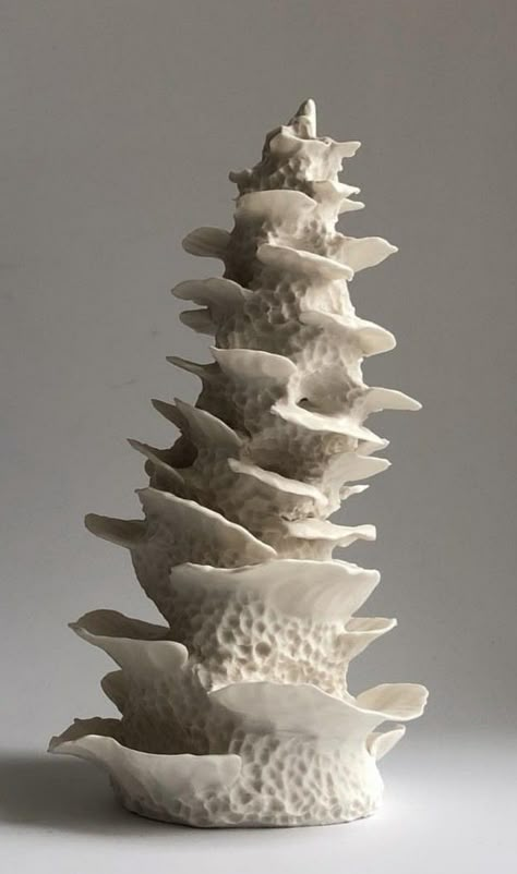 Organic Forms Sculpture, Natural Forms Sculpture, Abstract Pottery Sculpture, Organic Sculpture Nature, Natural Forms Ceramics, Coral Ceramics, Biomorphic Ceramics, Coral Pottery, Biomorphic Sculpture