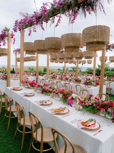 Mandy Grace Designs Tropical Welcome Party, Hawaii Themed Wedding, Sukkah Ideas, Jungle Wedding Theme, Jungle Wedding, Tropical Wedding Theme, Tropical Wedding Inspiration, Mommy Birthday, Tropical Beach Wedding