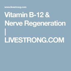 Vitamin B-12 & Nerve Regeneration | LIVESTRONG.COM Glute Exercises Gym, Nerve Regeneration, Vitamin B12 Benefits, B12 Benefits, Bridge Exercise, Best Glute Exercises, Vitamin B 12, Bridge Workout, Peripheral Nerve