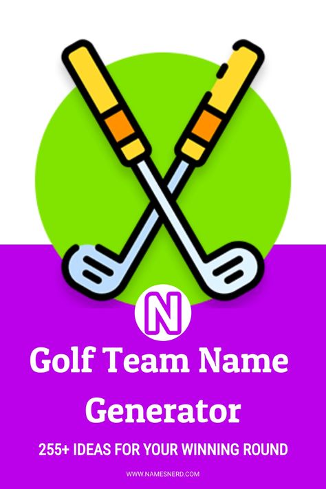 Golf Team Name Generator - NamesNerd Beer Cart, Dukes Of Hazard, Medical Theme, Screaming Eagle, Fantasy League, Catchy Names, Girls Golf, Perfect Golf, Name Ideas