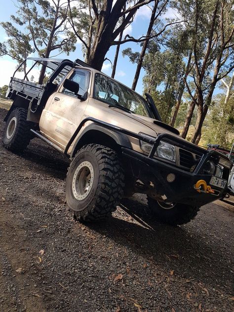 GU Nissan Patrol 4.2TD Ute -  @4x4_photos Gu Patrol, Nissan Patrol Y61, Nissan 4x4, Pick Up 4x4, Overland Truck, Custom Pickup Trucks, Overland Vehicles, Nissan Patrol, Flat Bed