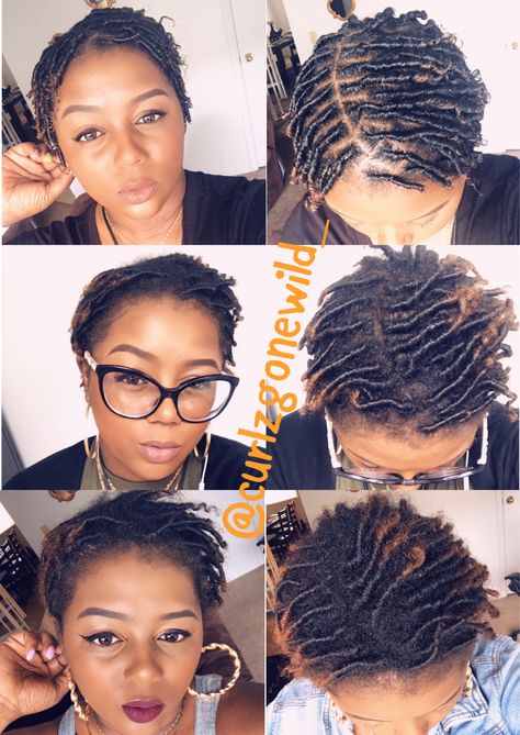 Starter Coil Locs On Short Hair, Short Coil Starter Locs, Starter Locs Styles Comb Coil Medium, Small Starter Locs Coils, Starter Locs Styles Comb Coil Short, Short Comb Coil Starter Locs, Starter Loc Hairstyles, Small Comb Coil Starter Locs, Short Starter Loc Styles For Women