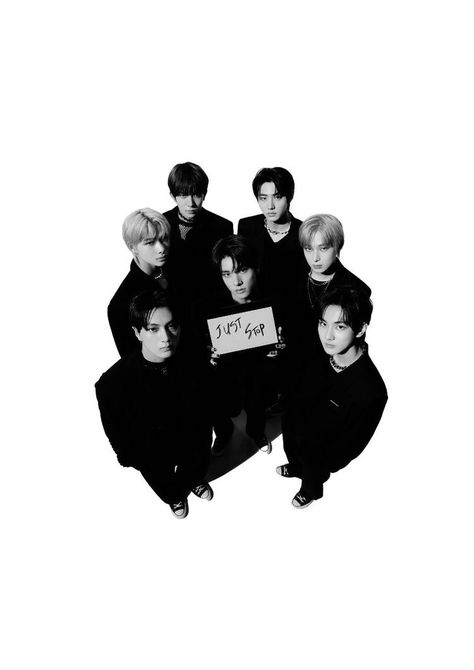 enhypen poster, enhypen photoshoot, enhypen aesthetic Ot7 Black And White, Monochrome Background, Bts Black And White, Pastel Poster, Pop Stickers, Kpop Posters, Funny Wallpaper, Instagram Feed Ideas, Black And White Wallpaper