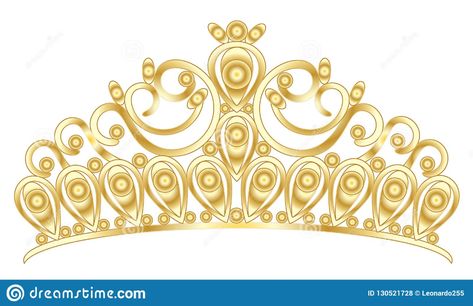 Illustration about Gold tiara crown women`s wedding with stones vector eps 10. Illustration of gold, graphic, drawing - 130521728 Gold Crown Drawing, Princess Crown Drawing, Crown Tattoos For Women, Crown Clipart, Crown Tattoos, Crown Women, Crown Illustration, Crown Drawing, Wedding Stone